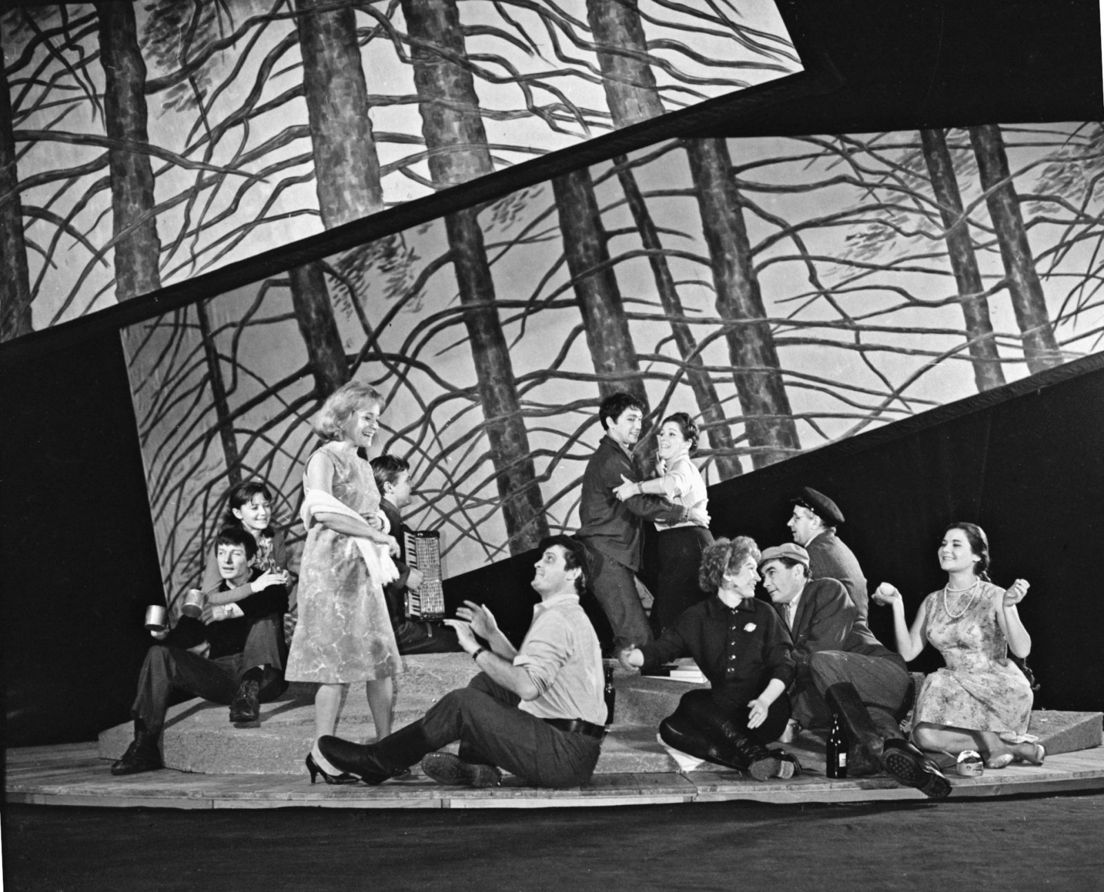 Сцена из спектакля «Анна», реж. Б. Львов-Анохин, 1966. Фото из архива Электротеатра Станиславский
